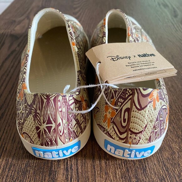 NWT Disney Native Moana Slip On Waterproof Shoes | Women's Size 9, Men's Size 7 - Picture 5 of 10
